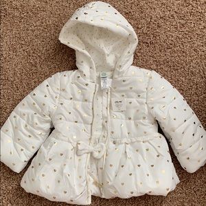 NWT Little Me Baby Puffer Jacket 18M